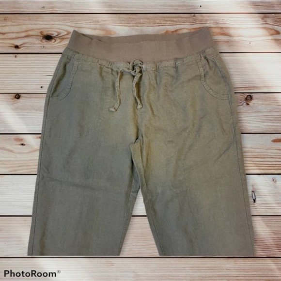 Forever 21 Olive Green Cargo Pants, Medium, preowned, Size M - Picture 2 of 9